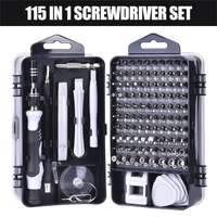 115 in 1 Screwdriver Set Screwdriver Bit Set Multi-function Precision Mobile Phone Repair Device Hand Tools Torx Hex