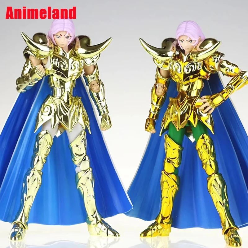 CS 모델 Saint Seiya Myth Cloth EX 양자리 Mu With Shion Head Grand Pope Gold/24K/OCE 조디악 액션 피규어 재고 있음