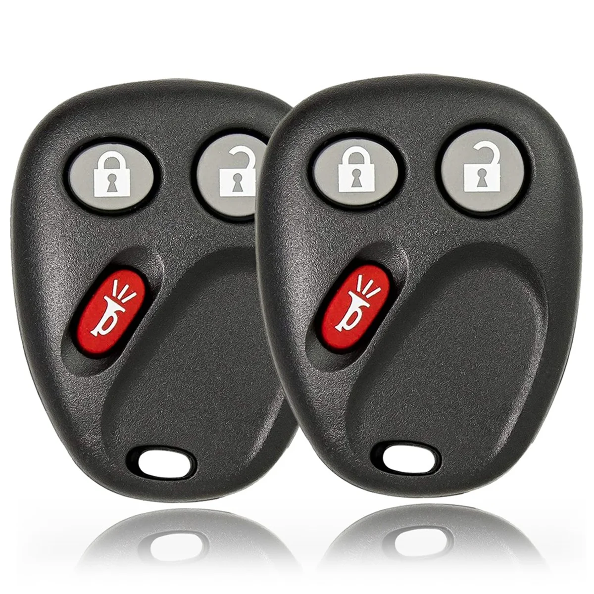 Keyless Entry Car Key Fob LHJ011 for Chevy Silverado Tahoe Suburban GMC Sierra Yukon Hummer H2 Cadillac Escalade,2Pcs