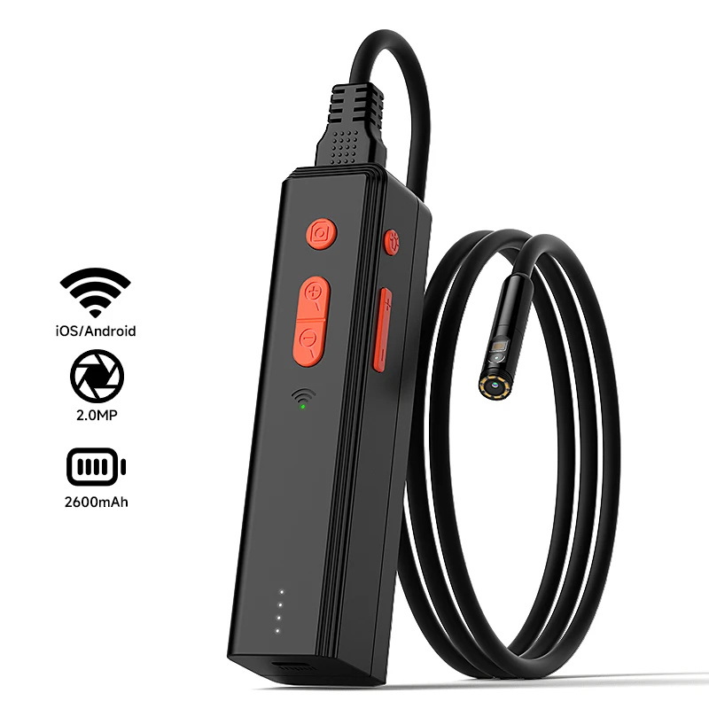 WiFi Endoscope USB Probe Video Borescope Camera Single Dual Triple Autofocus Lens HD1080P Pipe Sewer Inspection LEDs Waterproof