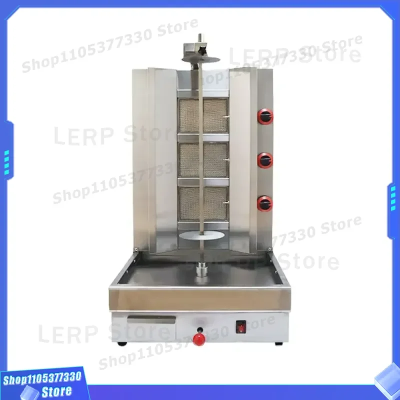 Commercial Gas Vertical Broiler 3 Burner Gyro Shawarma Machine Heavy Duty Turkey Roaster for Restaurant Kitchen Equipment 3