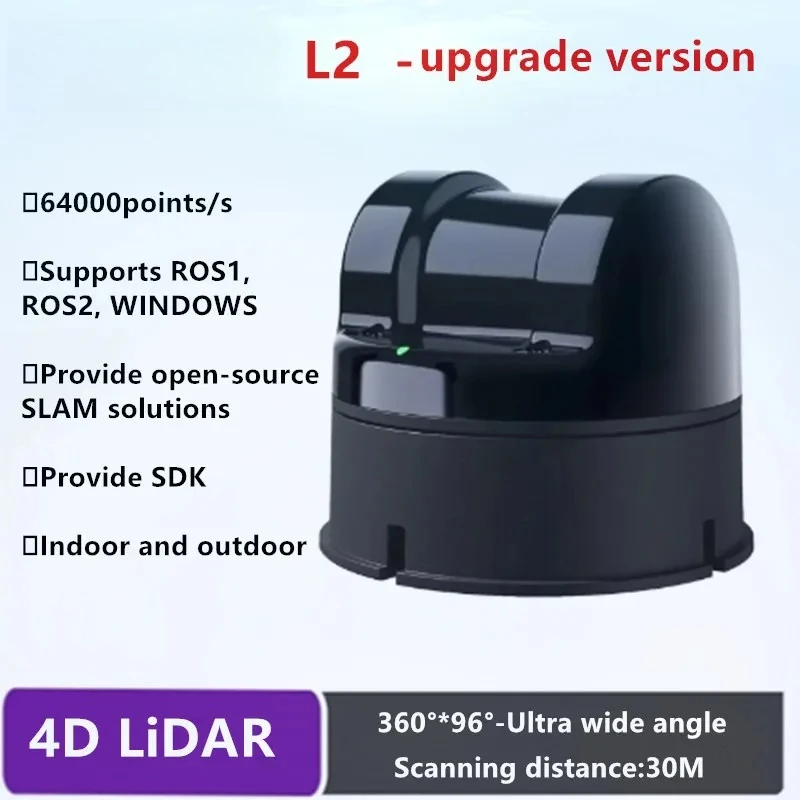L2 Bionic 4D LiDAR sensor 3D Scanner 360° TOF Performance improvement For Robot Navigation and obstacle avoidance