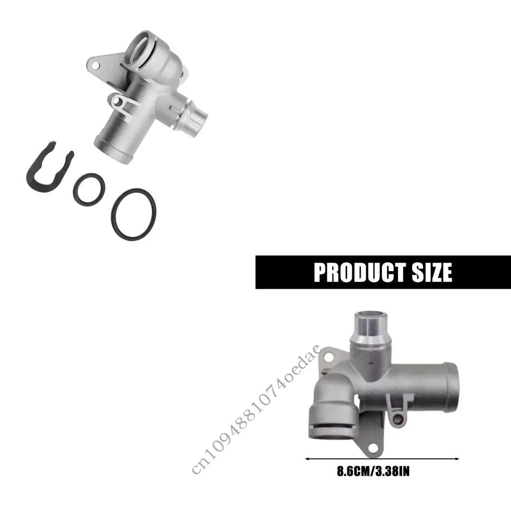 

06B121132B Aluminum Cooling Water Hose Coolant Connector Flange Enduring