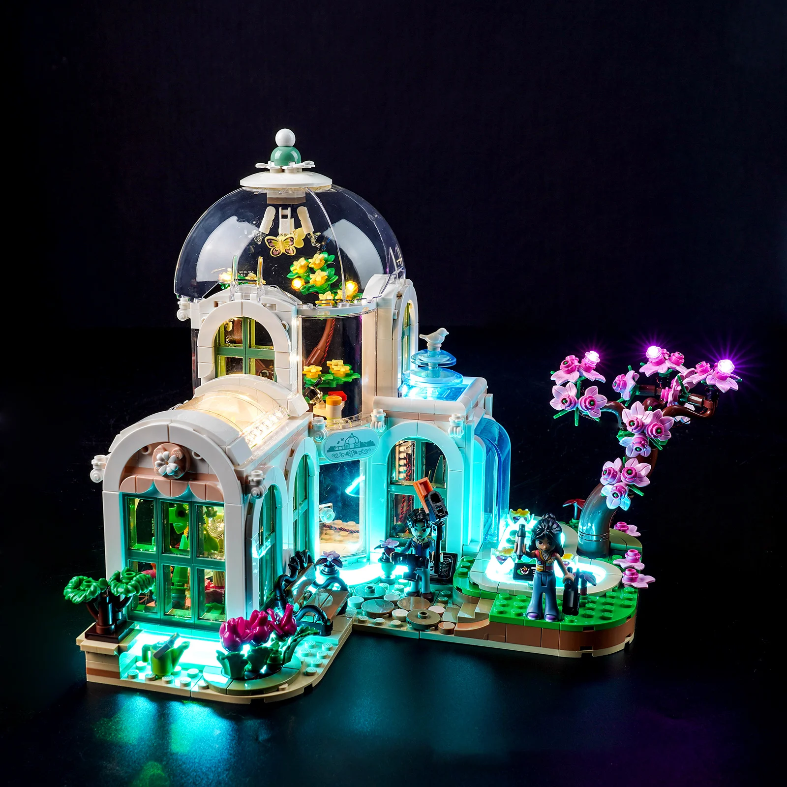 Vonado LED Lighting For Diy 41757 Botanical Garden Building Blocks With Battery Case (Model Not Included)