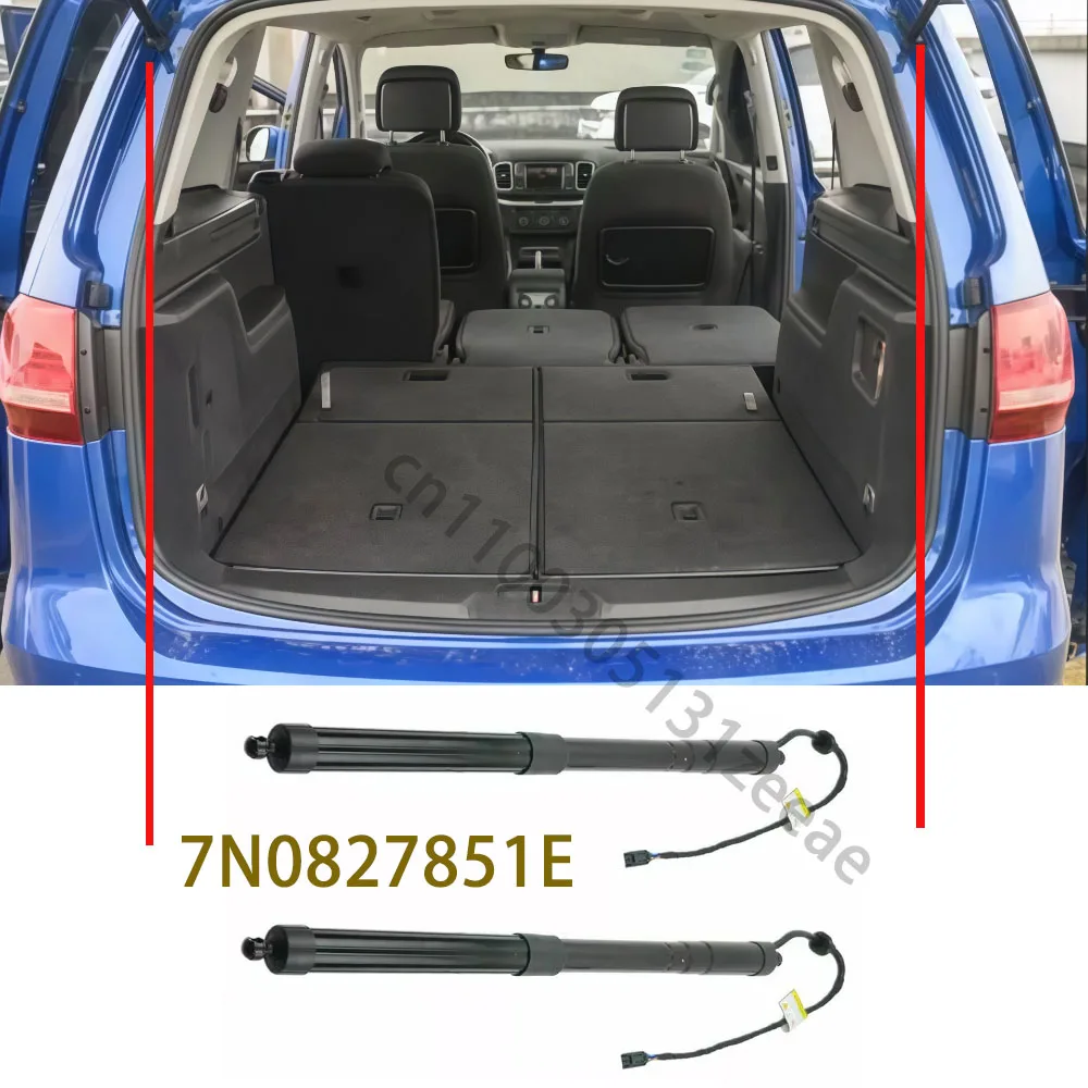 For  Volkswagen Sharan 2010-2018 PQ46 Tailgate Support Rod Rear Tailgate Strut Electric Support Struts L R Compatible 7N0827851E
