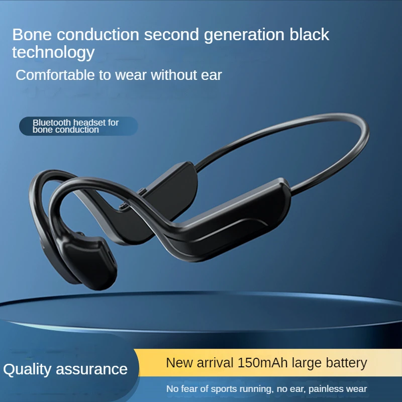 Bone Conduction Bluetooth Headset Radio Gaming Sports Running Waterproof Plug Memory Headphones Bluetooth 5.0 Wireless Earbuds