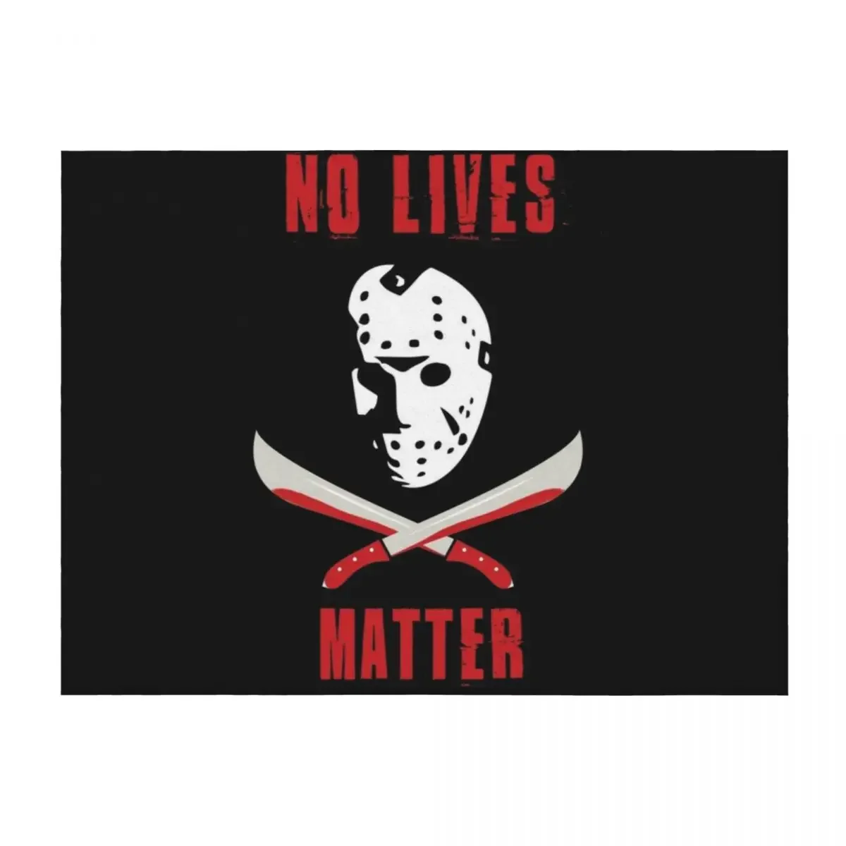 

No Lives Matter Throw Blanket Baby Summer Thermal Cute Plaid Blankets