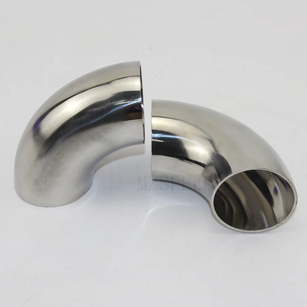 OD 16/19/22/25/28/32/34/38/45/51/57/63/76/89/102 mm 304 Stainless Steel Elbow Sanitary Welding 90 Degree Pipe Fittings