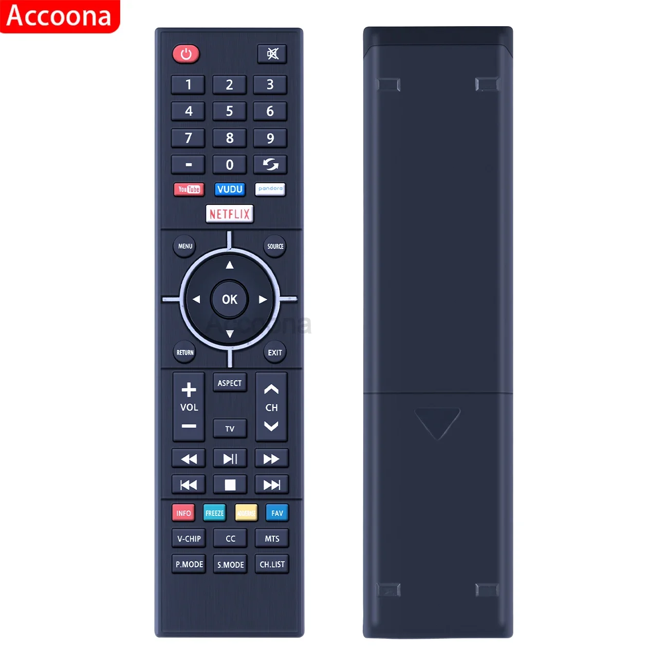 

ACCOONA New Remote Control For Westinghouse Smart UHD 4K LCD TV WE50UB4417 WE55UB4417 WD40FB2530 WE55UDT108 With VUDU Pandora