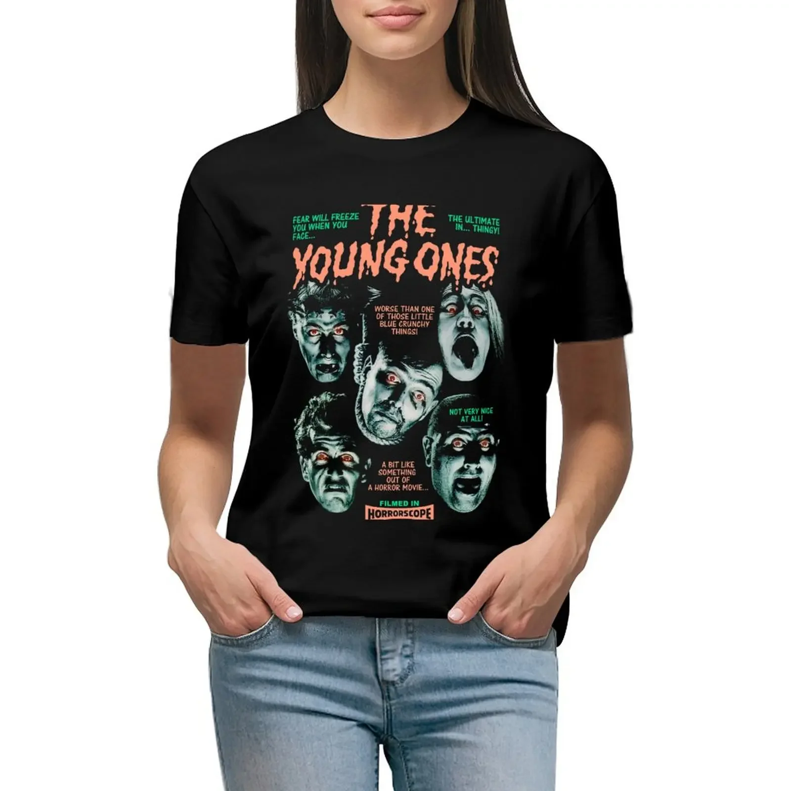 

The Young Ones T-Shirt graphics customs design your own blacks funny t shirts for Women