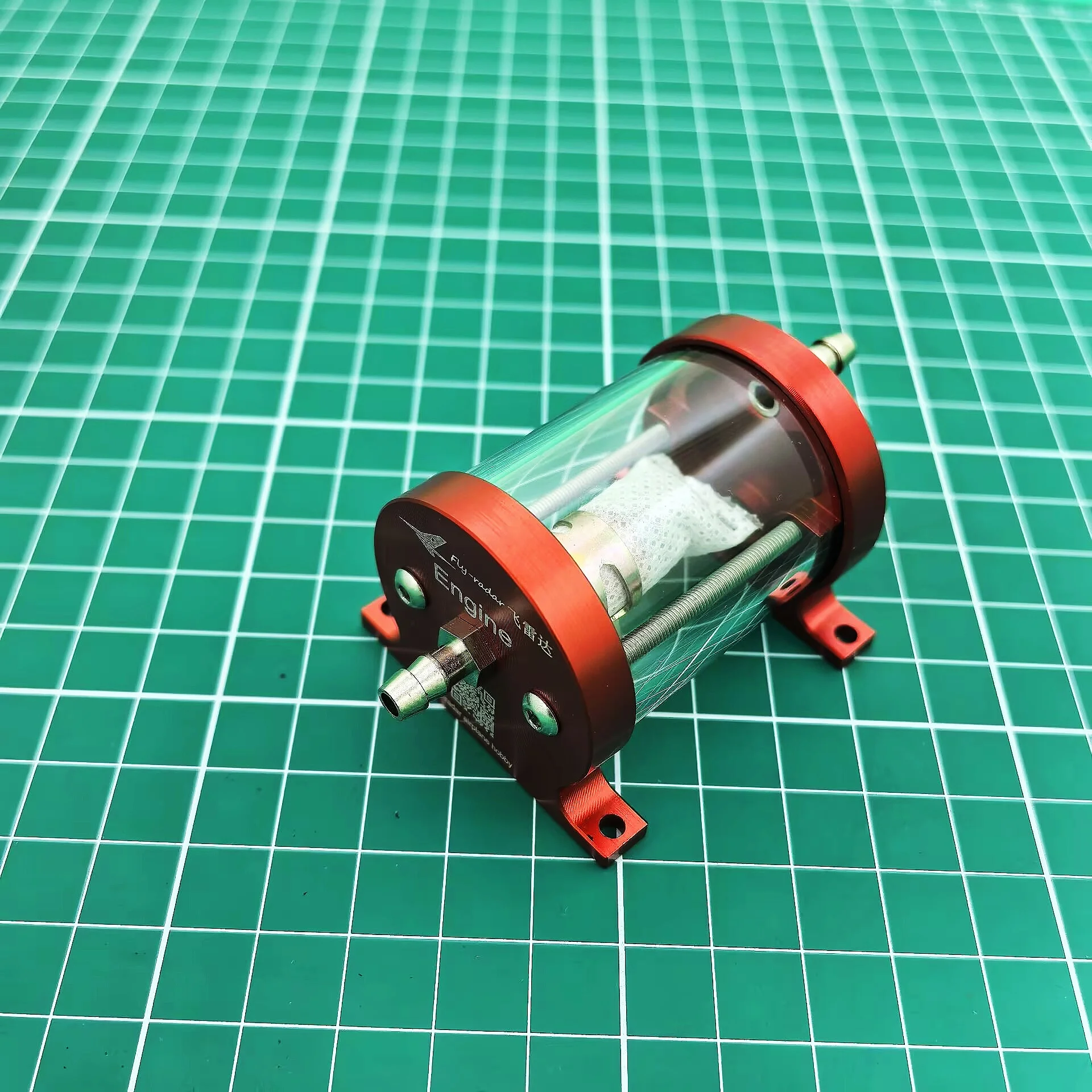 UAT 35ml  CNC Air Trap Tank with fuel filter for turbine jet