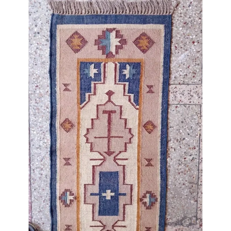 

Kilim Rug Teraditional Kilim Vintage Rug Natural Handwoven Wool Jute Rugs