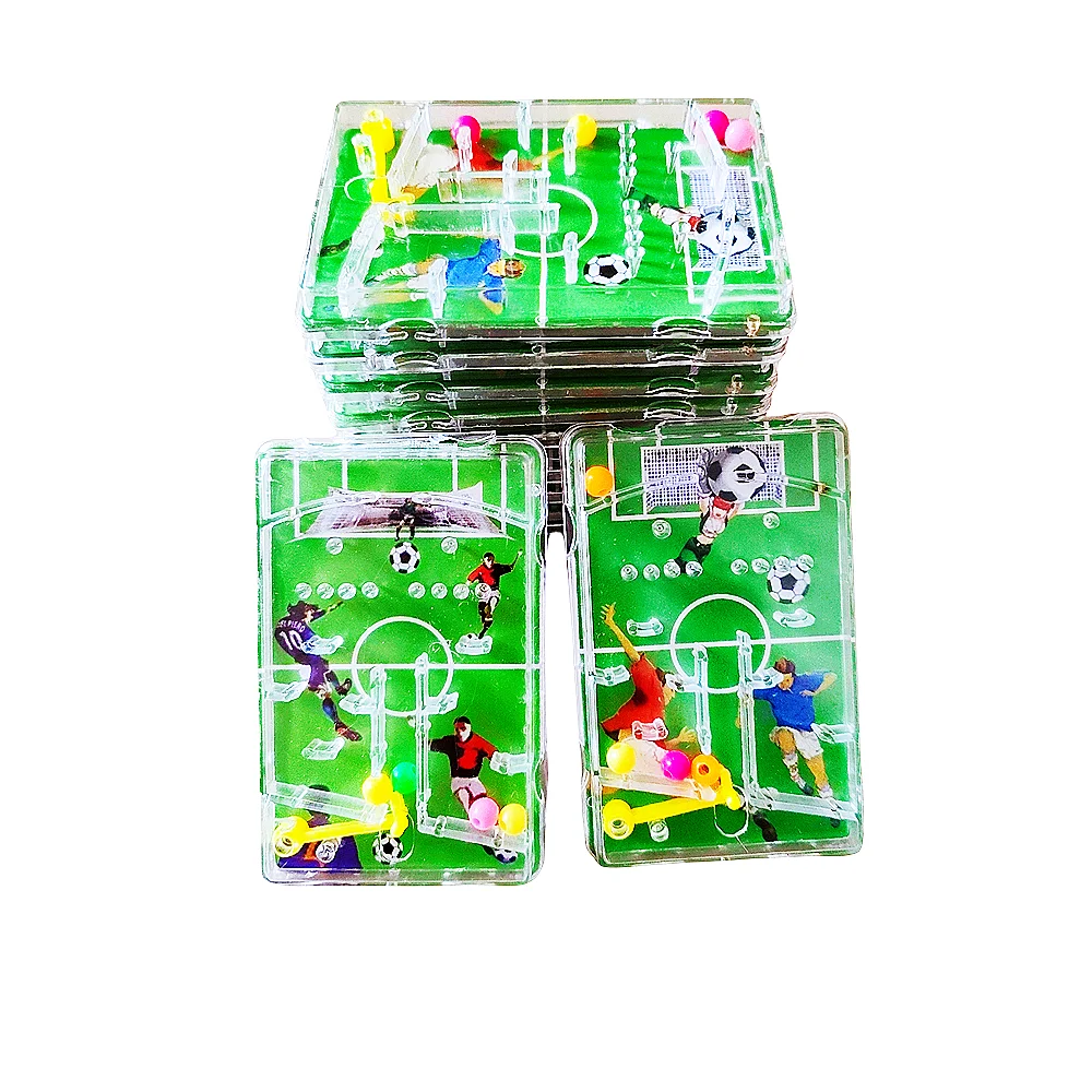 10 Pieces Soccer Maze Game Kids Early Learning Toys Birthday Party Decoration Gifts Boys Girls Soccer Toys Gift Bag Giveaway