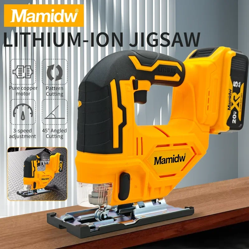 

Беспроводной лобзик (только инструмент) для аккумулятора DEWALT 20V PIN Power Tool - 0 ° -45 ° Резка под углом, 3 режима орбитальной резки и LED-подсветка | Прецизионный