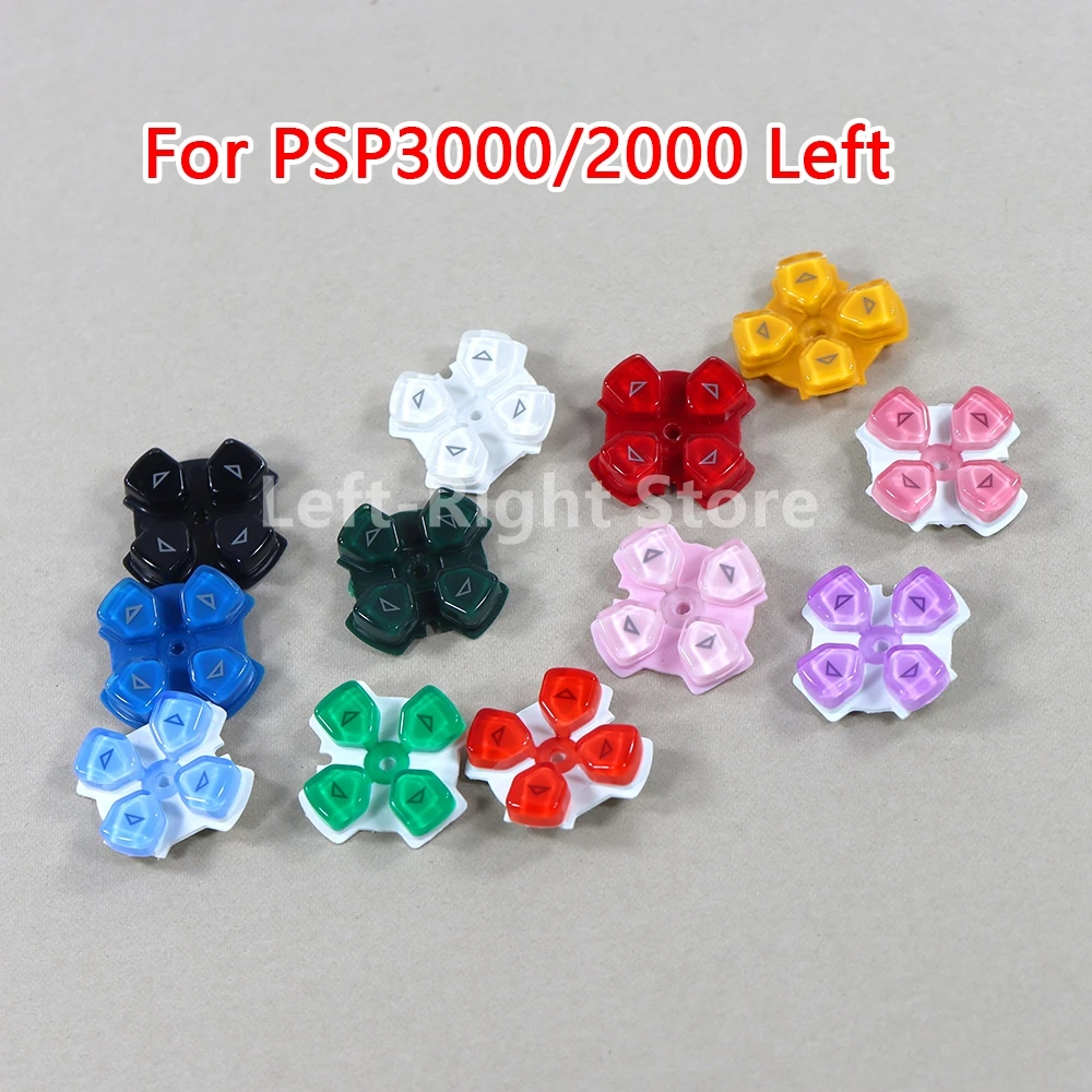 40PCS For PSP3000 PSP2000 Game Console L Left Buttons Replacement For PSP 3000 2000 Cross Arrow Keys Buttons