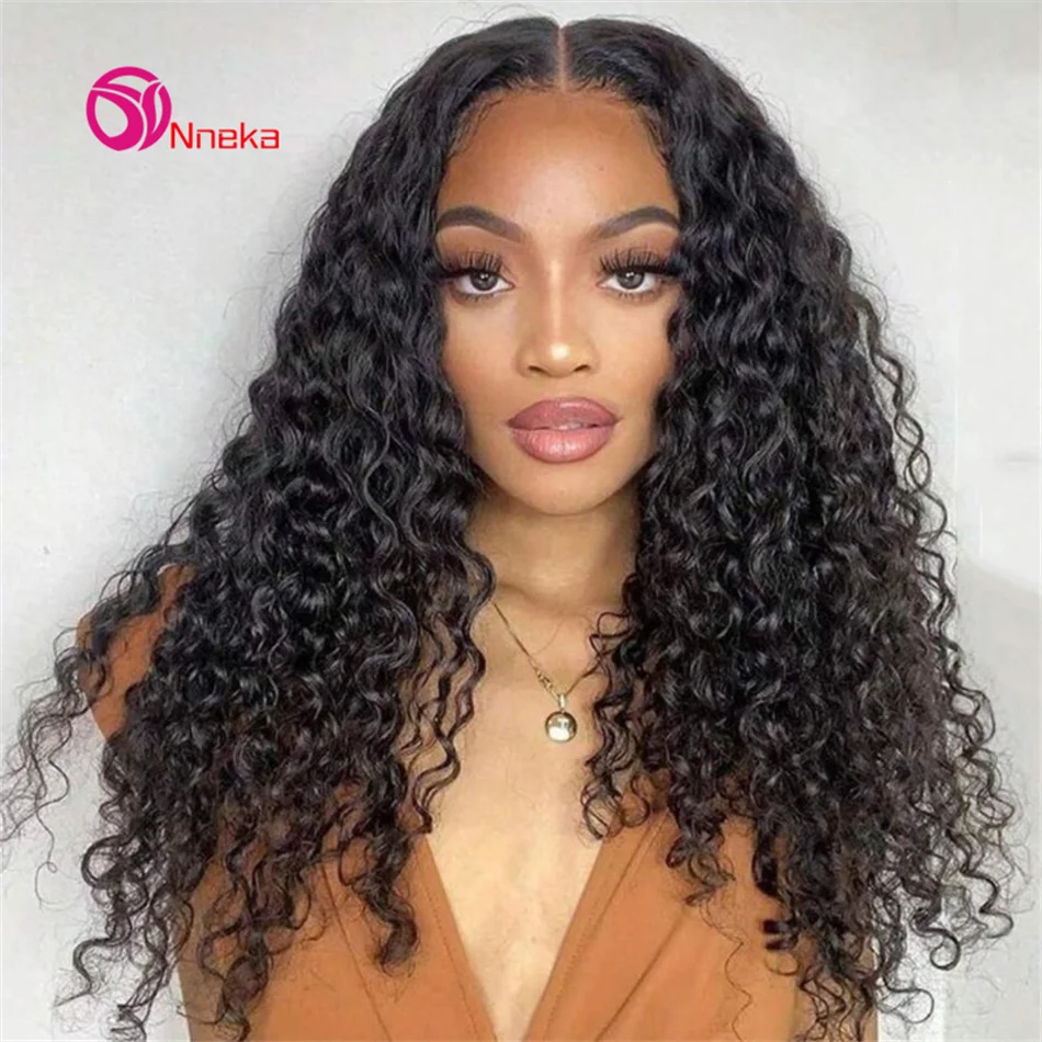 

30 38 Inch Deep Wave Lace Front Wig Transparent 13x6 Lace Frontal Human Hair Wigs 13x4 Deep Curly Front Wig for Women