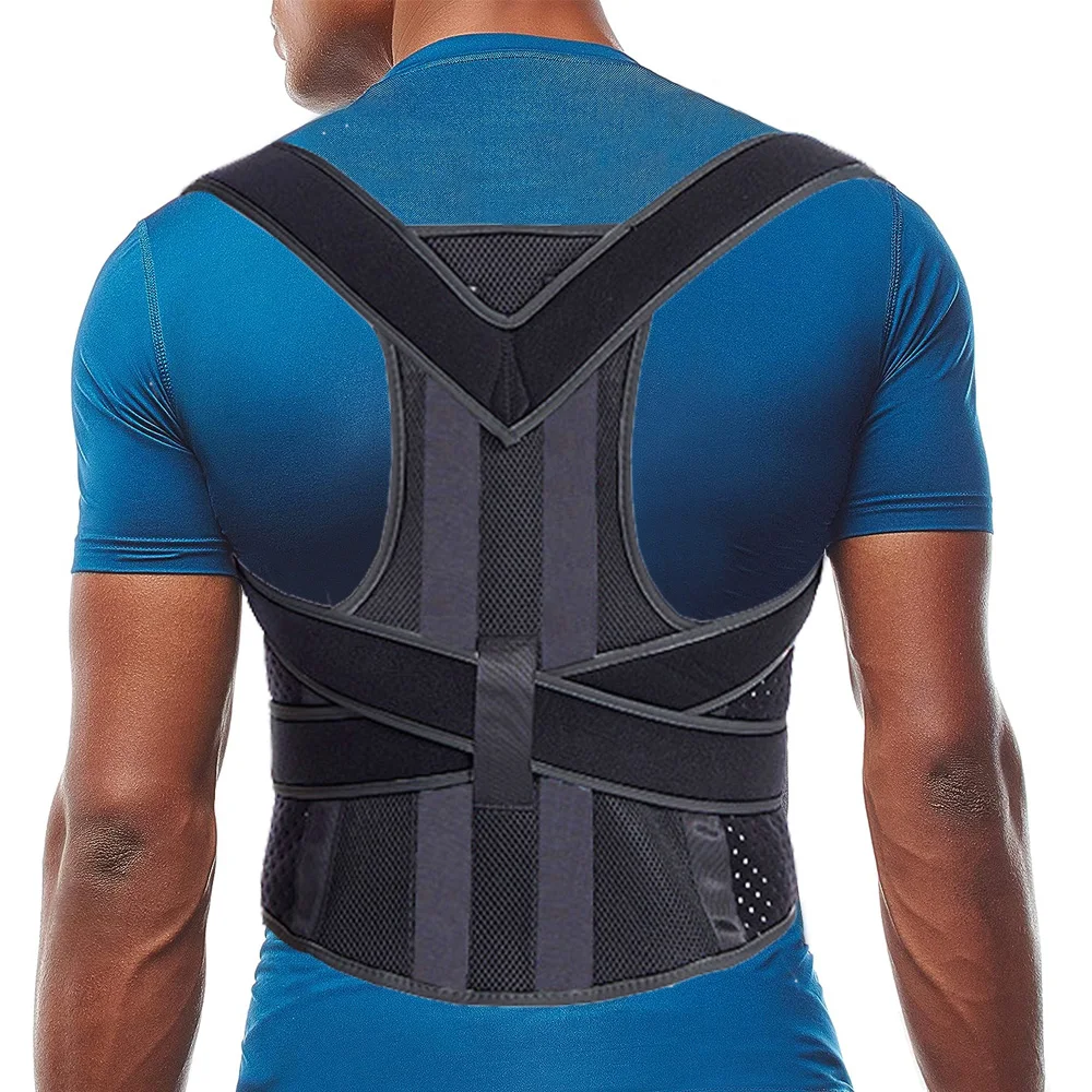 Back Brace Posture Corrector for Men Women Back Lumbar Shoulder Posture Support Pain Relief Muscle Memory Support Straightener