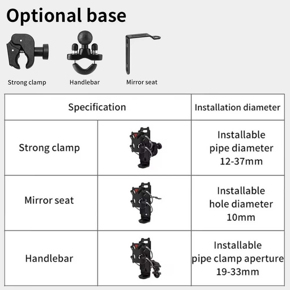 Adjustable Bike Motorcycle Drink Cup Holder Universal Anti-Slip Wear-Resistant Water Bottle Mount Bicycle Scooter ATV Cup Holder 2