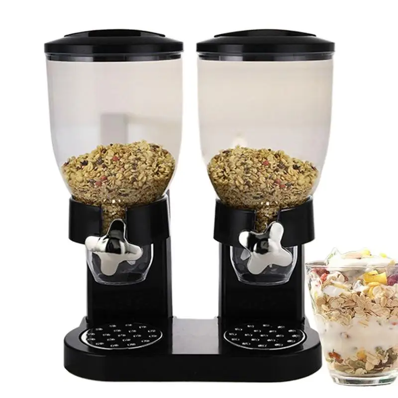 

Cereal Containers Storage Multipurpose Snack Dispenser Transparent Anti-Spill Cereal Dispensing Jar For Kitchen Organization