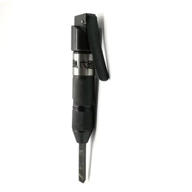 Pneumatic Stone Engraving Machine 5500BPM Powerful Air Hammer Art Carving Tool with 4 Inch Cutter for Stone Embossing