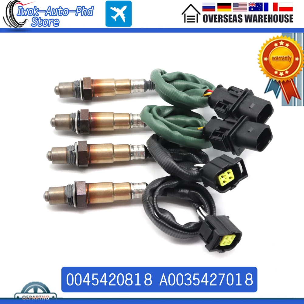 0045420818 A0035427018 Upstream Downstream Air Fuel Ratio Lambda O2 Oxygen Sensor for Mercedes-Benz 3.5 4.7 5.5 08-13