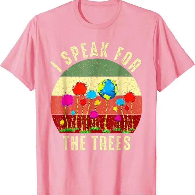 Hablo por árboles Día de la Tierra Salva Inspiración Hippie Camiseta