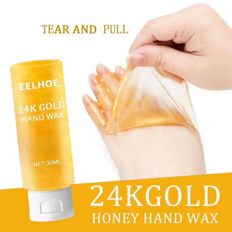 Honey Wax Hand Cream, Hidratante, Clareamento, Esfoliante, Suave, Refirmante, Remoção de Rugas, Hidratante, Gel para Mãos, E4r5, 30g