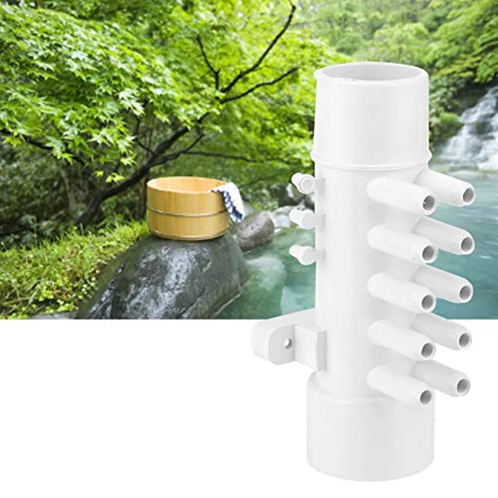 1pc Hot-Tub Manifold 10-Port Outlets 1.5 Inch Fitting Air Distribution Plumbing Manifold Swimming Pool Accessories