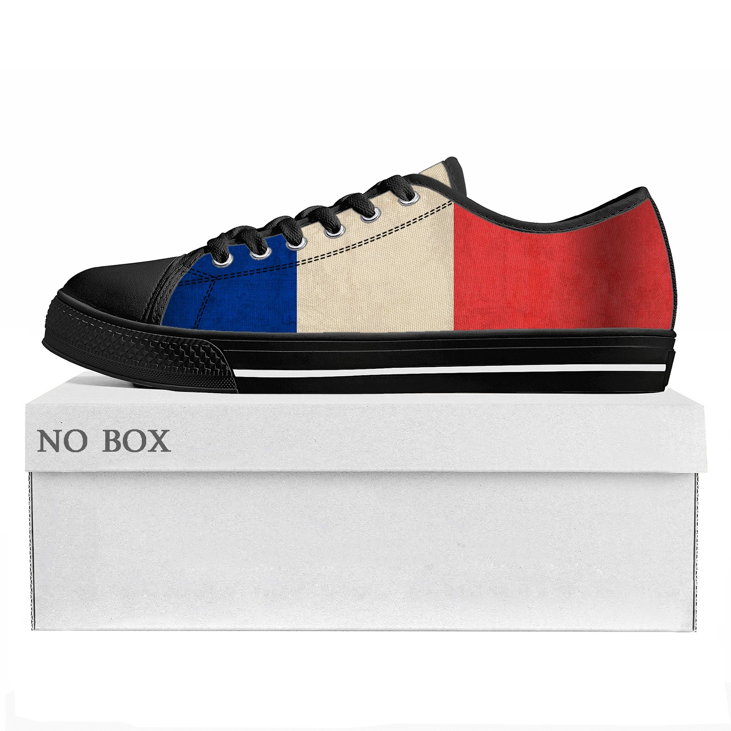 French Flag Low Top High Quality Sneakers Mens Womens Teenager Canvas Sneaker France Prode Casual Couple Shoes Custom Shoe