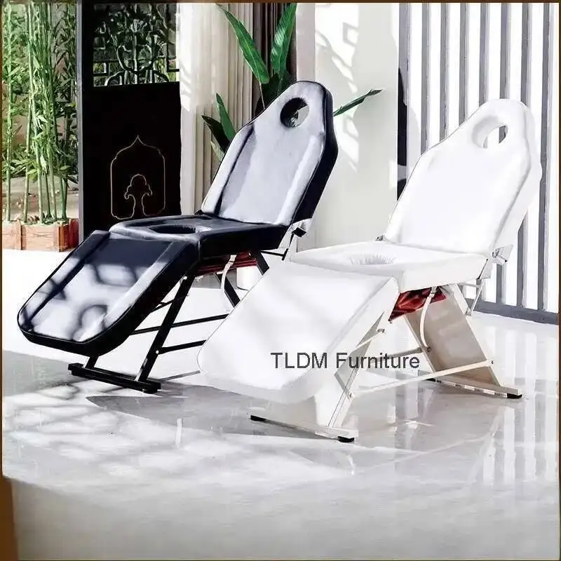 Curved Spa Massage Bed Machine Beauty Multi-position Adjustable No Installation Required Space-saving Camilla Masajes Plegable