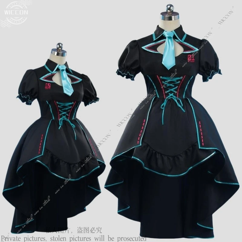 

Project Sekai Colorful Stage Anime Game mikuku Halloween Costume Party Cosplay Adult Woman Cute Dress PJSK mikku Role Play