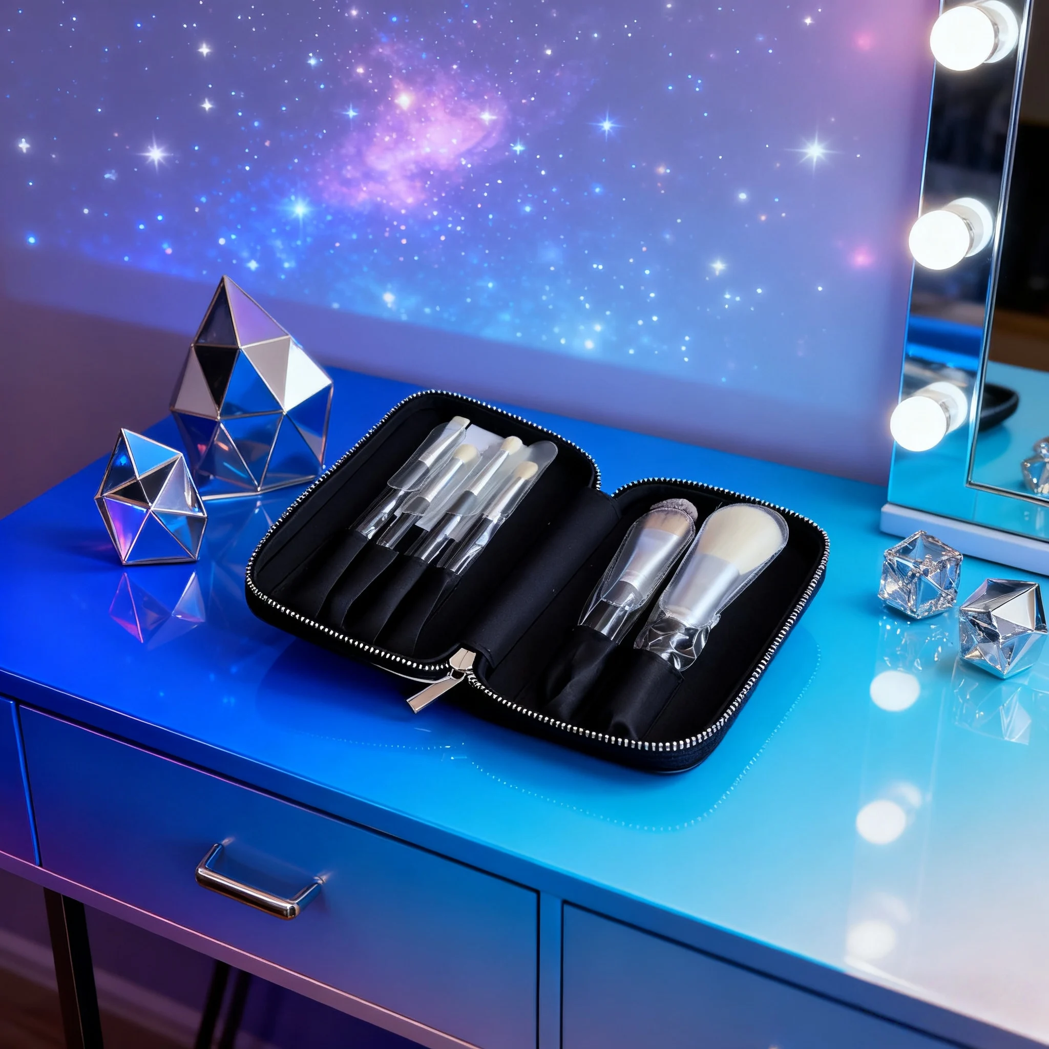 هدايا العيد للزوجة والصديقة D سلسلة فرش الماكياج الفاخرة مجموعة فرشاة كريم الأساس وأحمر الخدود وظلال العيون وفرشاة تحديد العيون