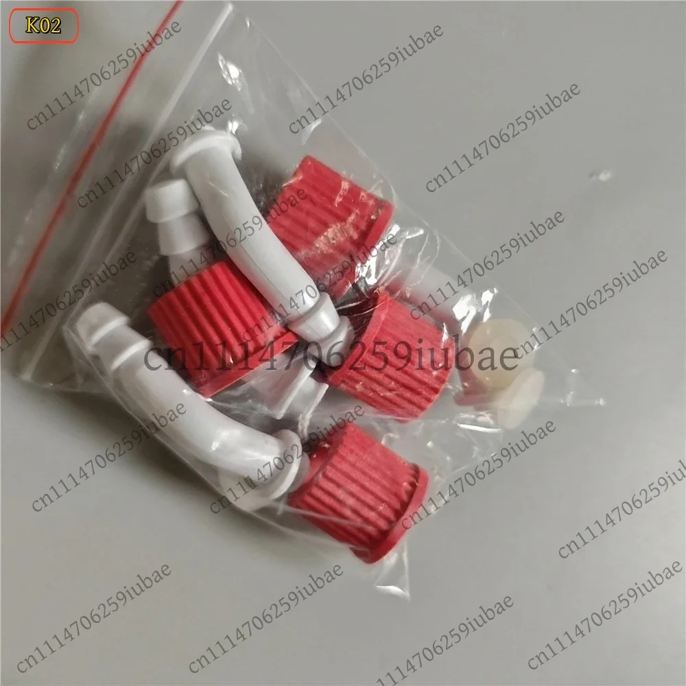 LJ_4pcs PBT Threaded Connectors, Lab Glass Joints for Condenser Tube Screw-Top & Suction Bottles, GL14 Standard