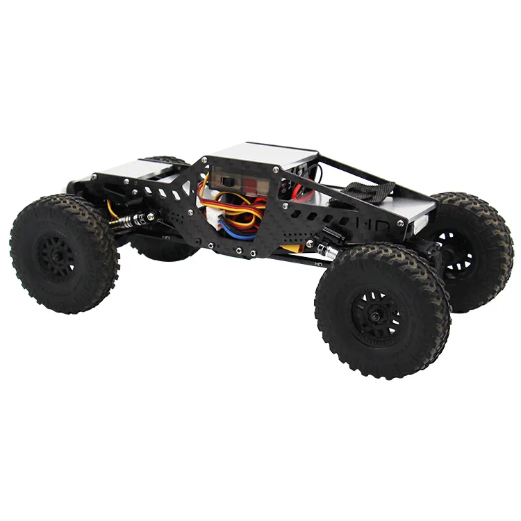 Hot Racing Graphite LCG Rock Crawler Conversion Chassis for Axial SCX24 vehicles