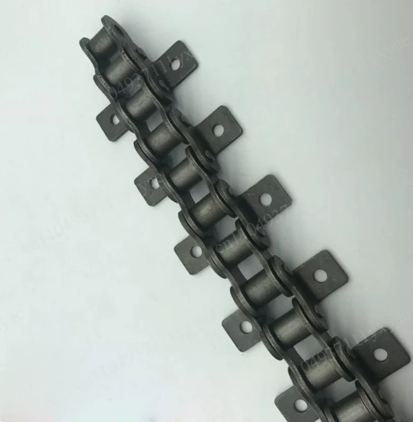 06B,08B,10A,1.5M Length High Quality Drive Roller Chain Machine Transmission Conveyor Chain With Single Double Hole  Attachment