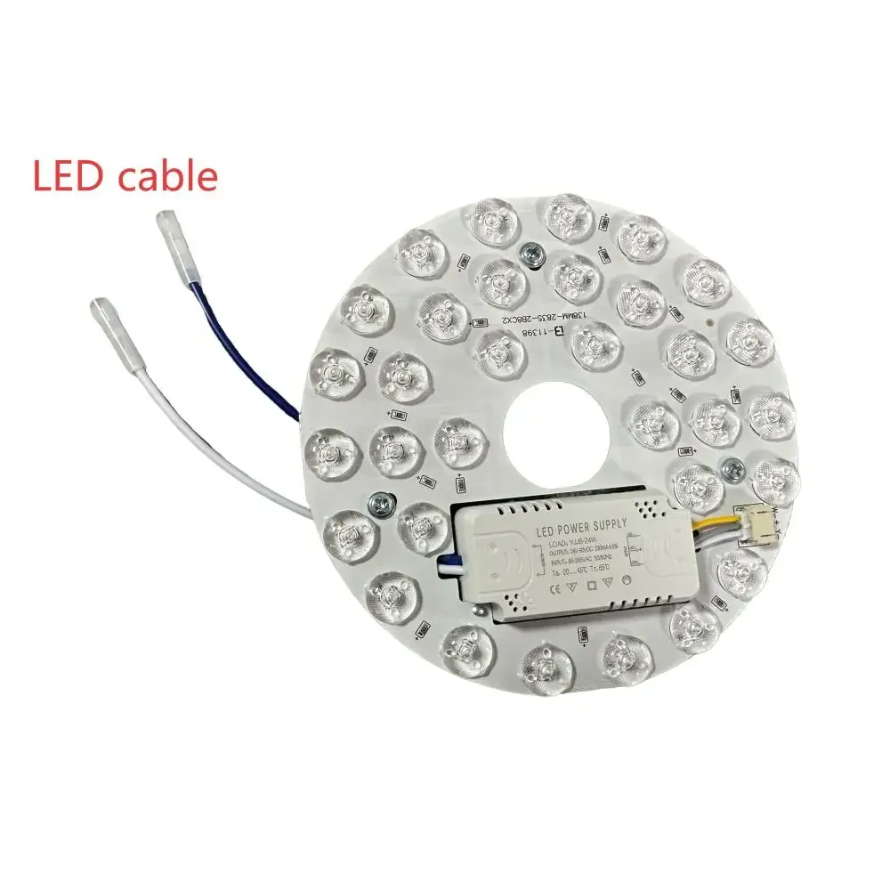 LED-Panel und Antriebssteuerung für 52/42-Zoll-Dreiflügelventilator mit dreifarbigem Licht, LED-Panel-Licht, AC 85–265 V, Beleuchtungstransformator – Detail 4