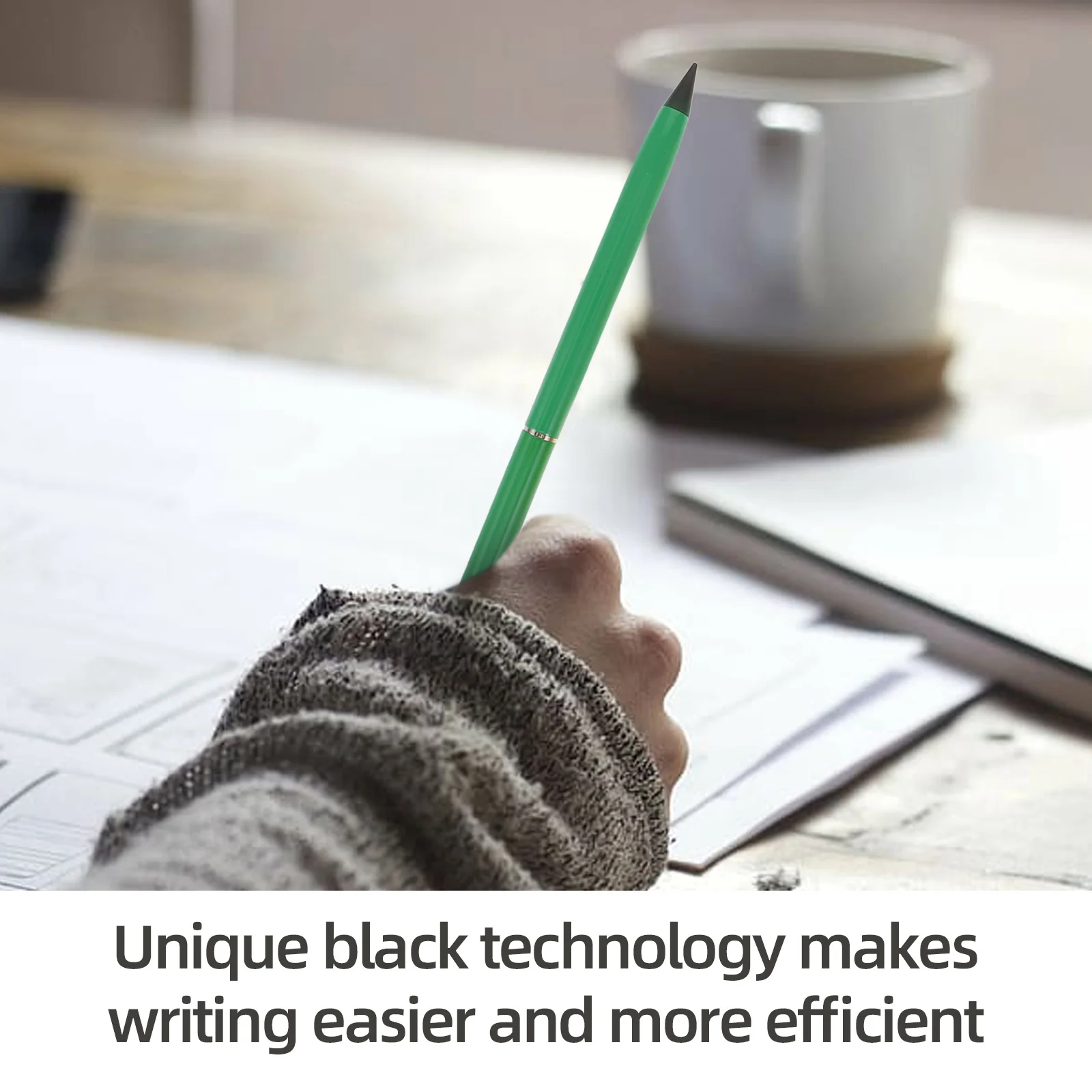 

3 шт., карандаши Forever, прочный металлический бесчернильный карандаш, гладкое письмо, удобная ручка для рисования, рисования, живописи, школьного офиса