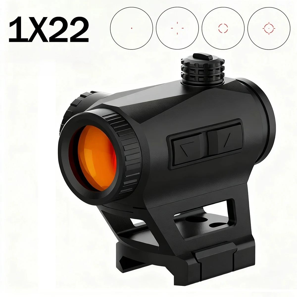 التكتيكية 1X22 Gen ll ريد دوت البصر 2MOA Dot Shake'N Wake السيارات متعددة الشعاع البصرية البصر كوليماتور للصيد