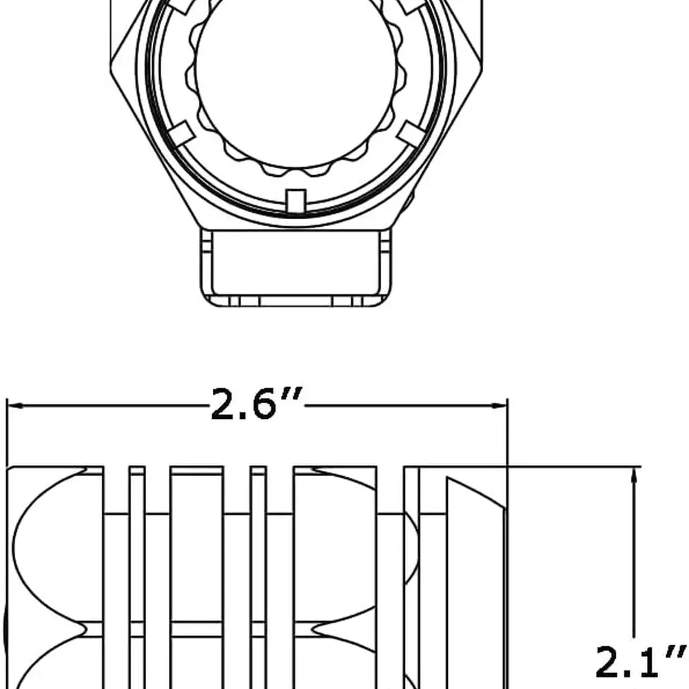 2 luzes de nevoeiro de motocicleta off-road LED branco fresco de 10 W, IP68 à prova d'água, caixa de alumínio de aviação para caminhões e máquinas