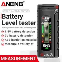 ANENG BT167 Battery Level Detector Multifunctional Quickly Measure Battery Level ABS Plastic Precise Measurements Tester Tools