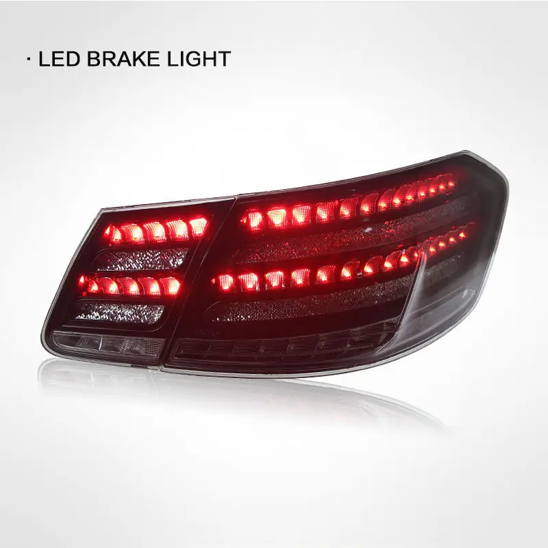 سيارة الذيل ضوء لمرسيدس بنز E-Class W212 2009 2010 2011 2012-2015 LED سيارة الذيل مصابيح النهار تشغيل أضواء اكسسوارات السيارات