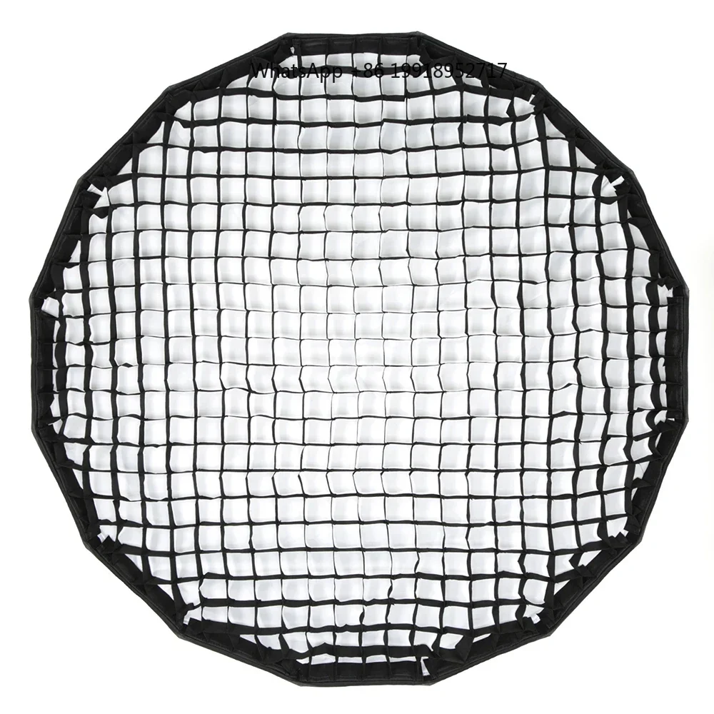 90cm 120cm 150cm 190cm Portable Deep Parabolic Softbox Honeycomb Grid Suitable for Photography Studio Video Flash Light