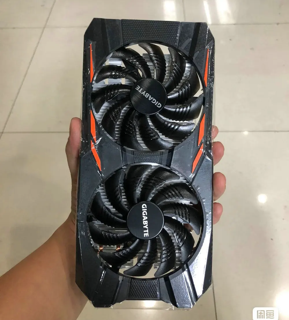 

Новый радиатор-кулер для видеокарты Gigabyte GTX1050ti WF2