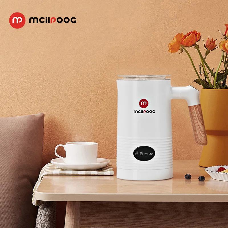 MCILPOOG Automatic milk foam electromechanical household packer Hot and cold brewing cup coffee heating latte cow foam machine