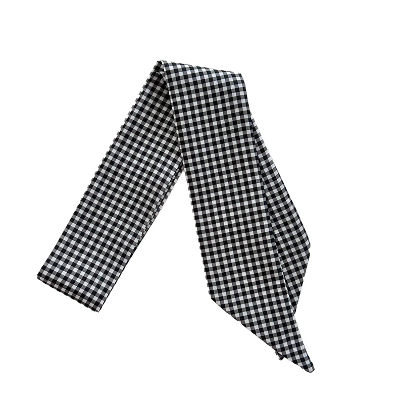 Foulard de luxe en soie pour femmes, bandeau pour cheveux, Foulard, sac slim, Foulard, petit sac, poignée, ruban, cravate pour dames