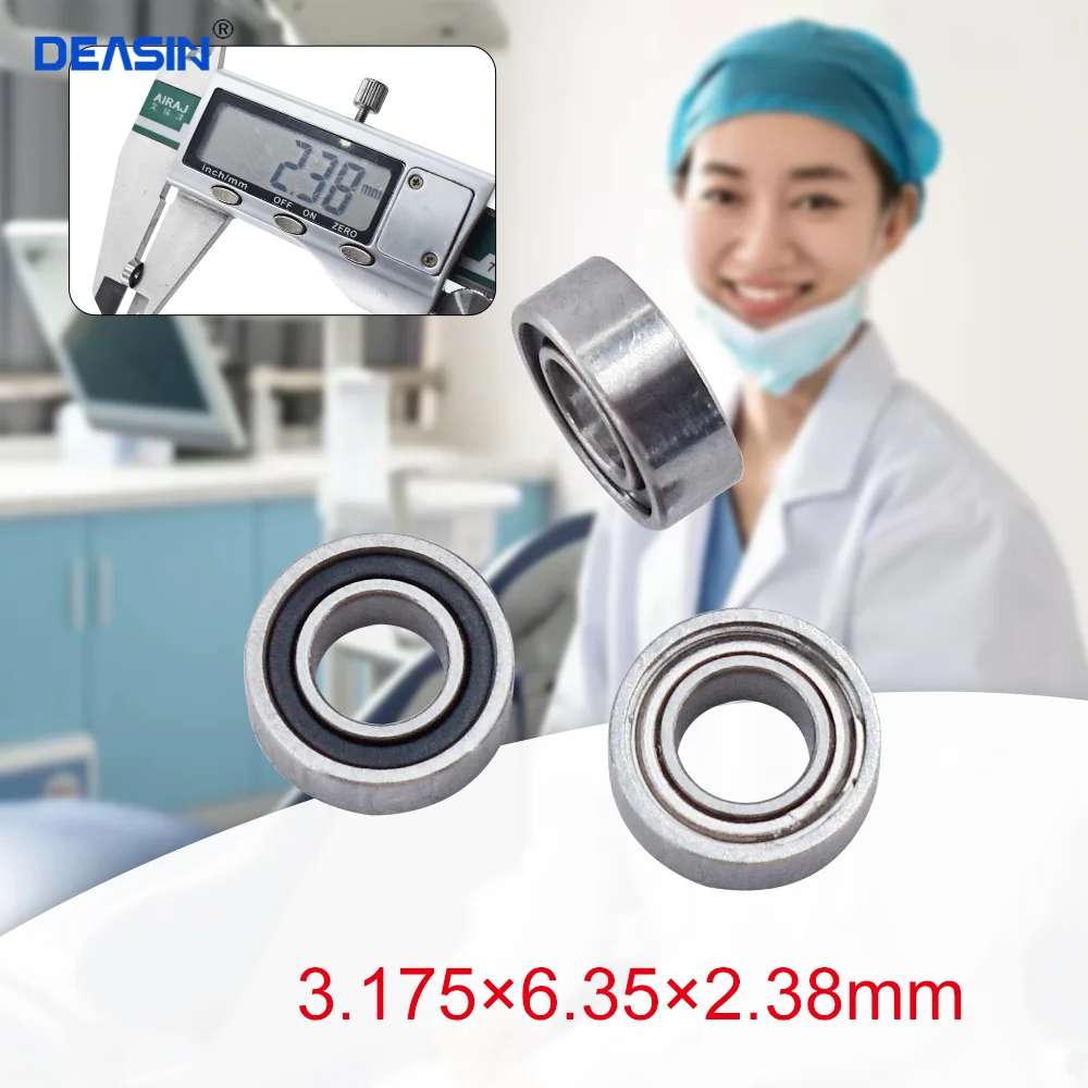 High Quality 10pc SR144 high speed handpiece ceramic bearings ns* tosi coxo compatible Dental Bearings 3.175*6.35*2.381 mm ASIN