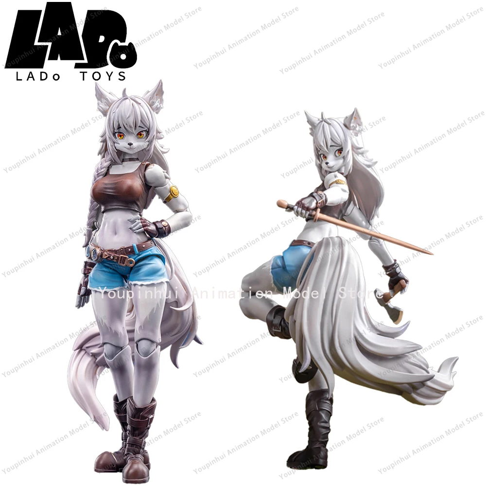 Pre Sale Original Lado Toys Original Character Repairer Wolf Girl Leah Anime Beauty Furry Girls Action Figures Model Toys Fans