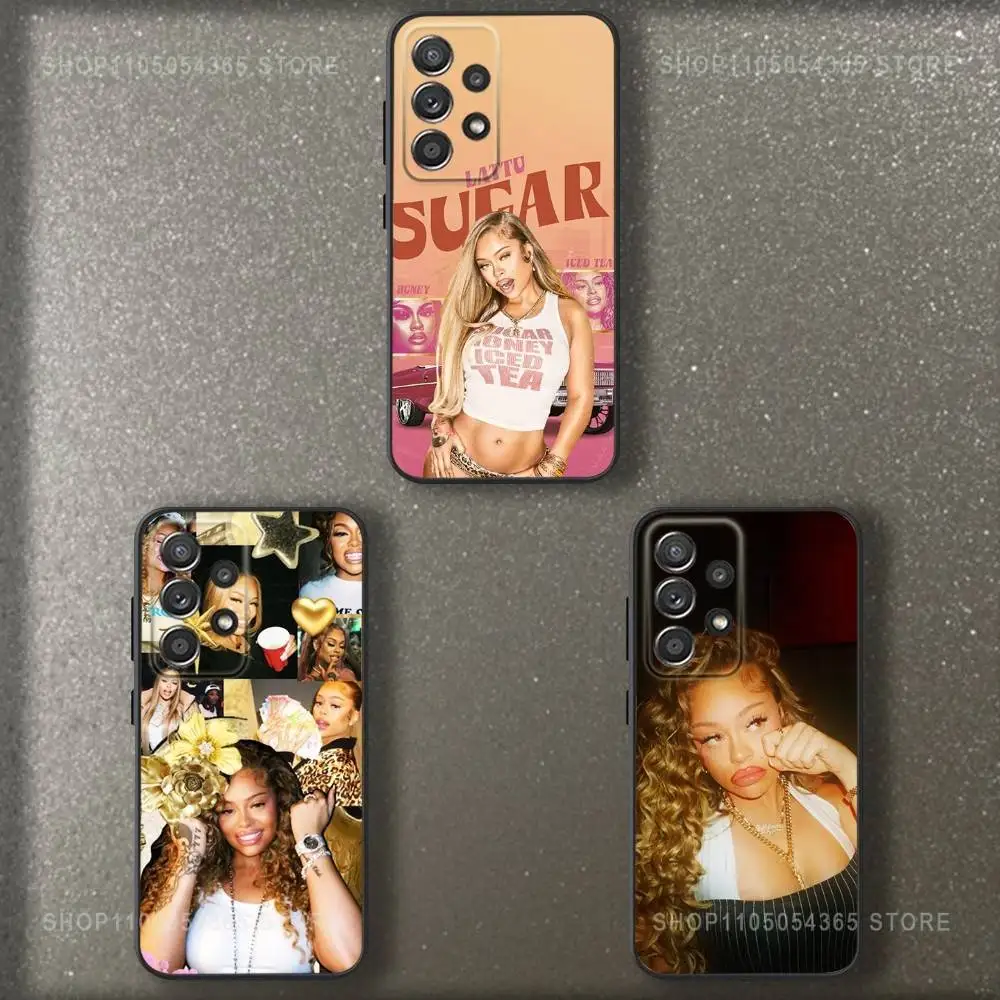 

Singer L-Lattos Phone Case For Samsung S 25,24,23,22,30,21,10,9,Ultra,Plus,Lite,FE,4,5 G Soft Black Case
