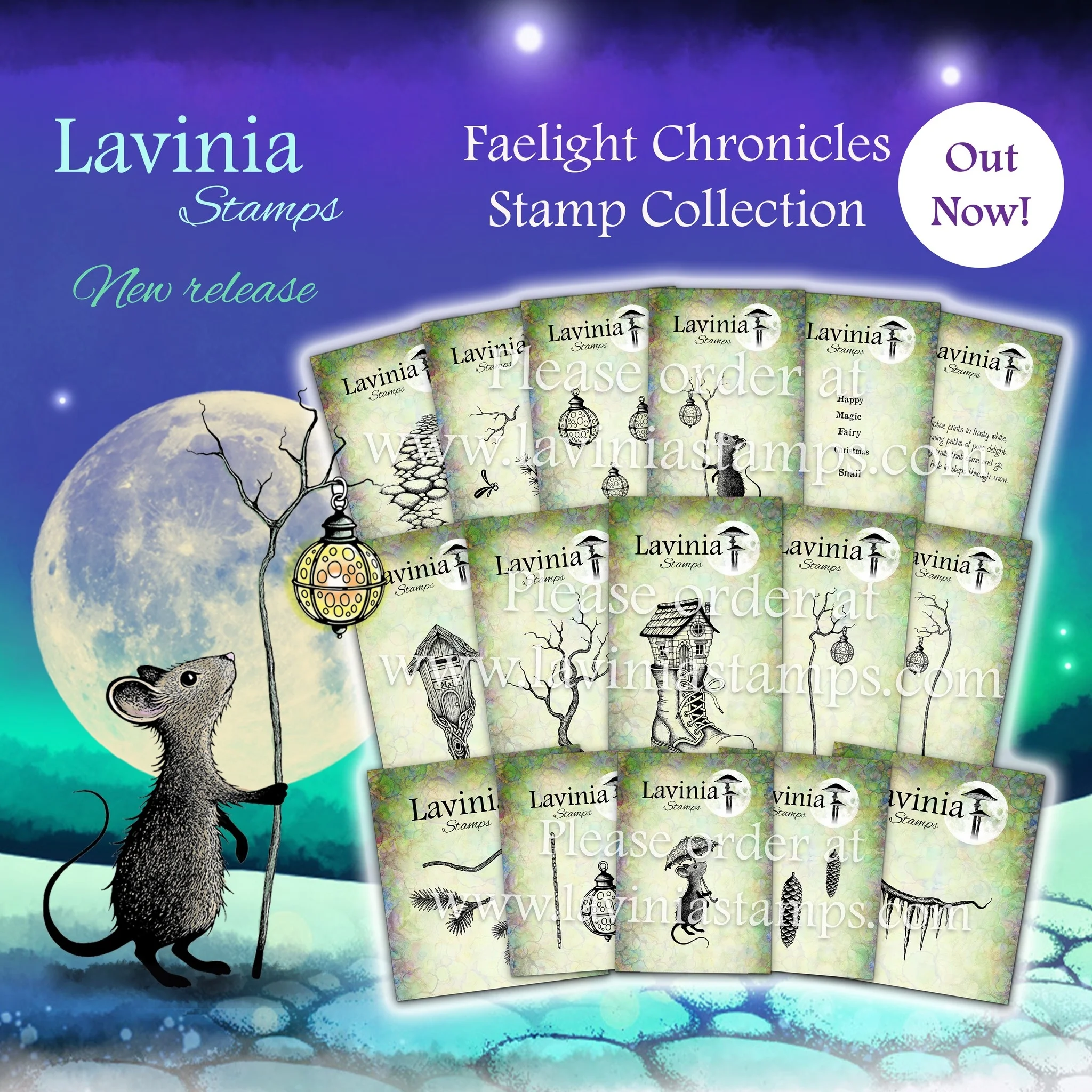 

The Faelight Chronicles Collection Clear Stamps Stencil for DIY Greeting Card Making Scrapbooking Craft Paper Decoration