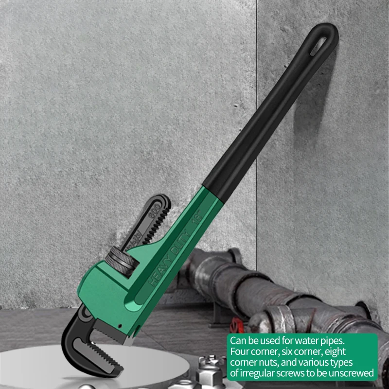 Pipe Tube Wrench Torque Chave de Encanamento Alicate de Encanador Boca Universal Chave Ajustável Plana Ferramentas Manuais